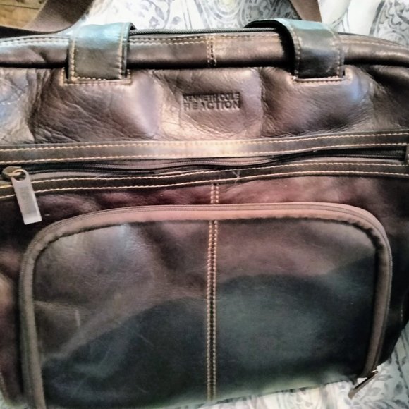 Leather Messenger Bag – 15.6” Laptop Ready | Kenneth Cole Kenneth Cole leather bag
